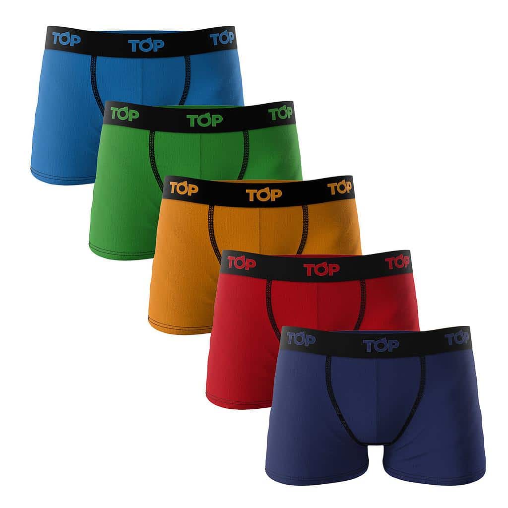 PACK 5 BOXER KIDS ALGODON TOP 5013P5C5