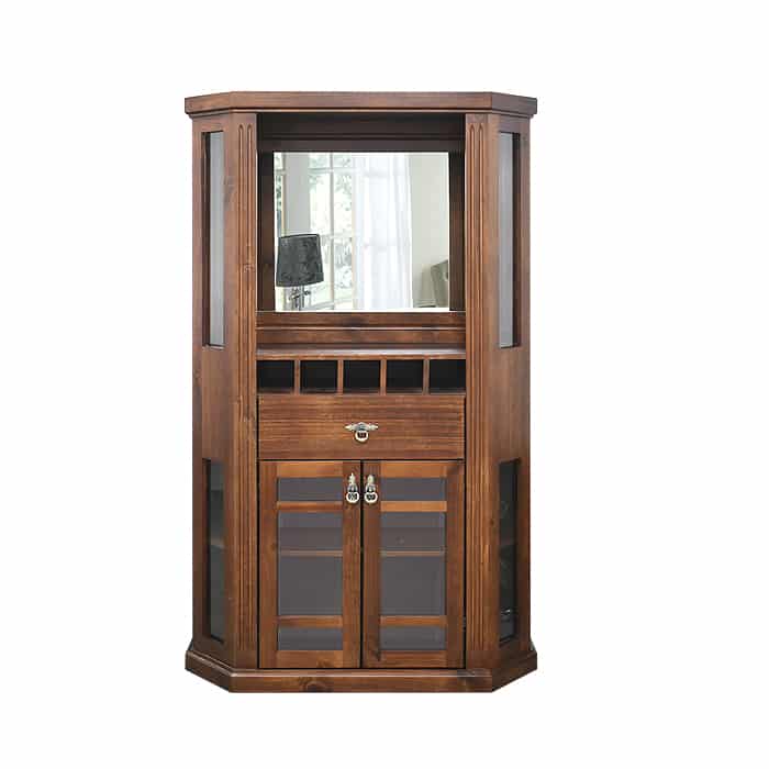 VITRINA BIG VIDRIO MAXI CARAMELO MSA