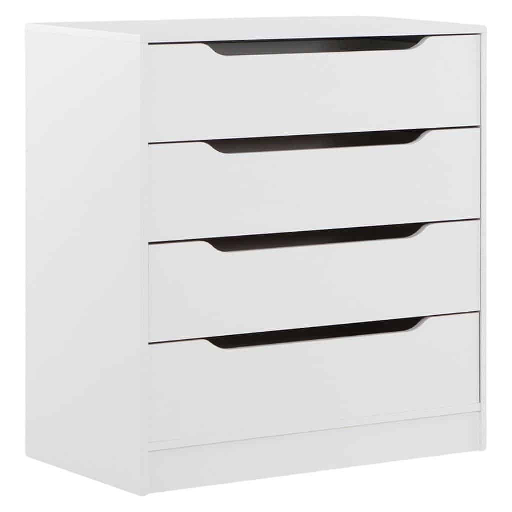 COMODA 4 CAJ 80X85X45 BLANCO CIC