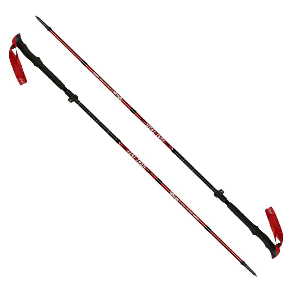 Baston Trekking Fast Trail Duo Rojo Lippi