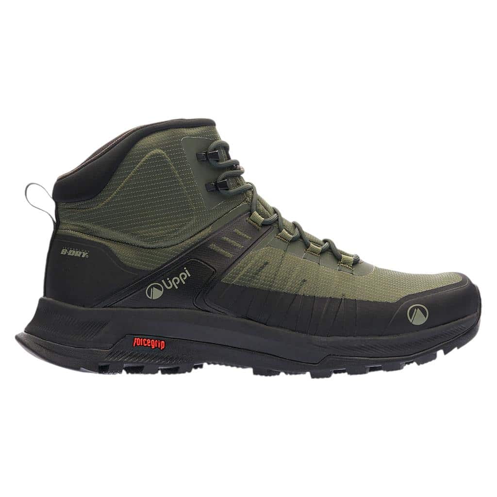 BOTIN HOMBRE VULCANO IRON STONE MID B-DRY MOSS GREEN LIPPI