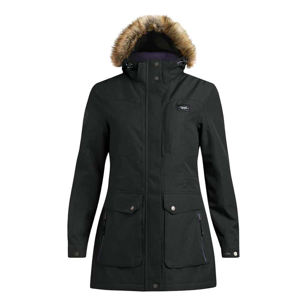 Chaqueta Mujer Roble B-Dry Hoody Jacket Melange Negro Lippi